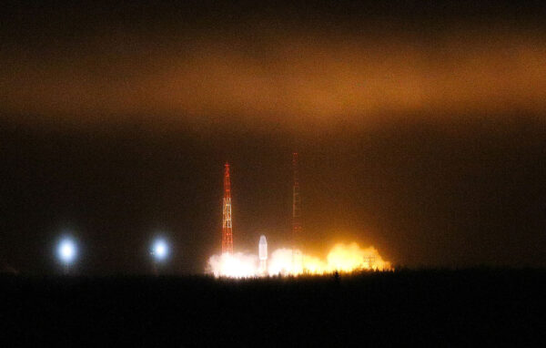 Start Sojuzu 2-1b s družicí Uragan-M 757