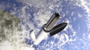 Takto by mohl vypadat start družic OneWeb na raketě Ariane 6.
