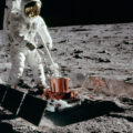 Seismický experiment při misi Apollo 11.