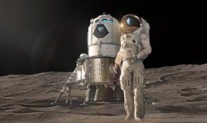 Lunární lander, koncept Lockheed Martin, duben 2019