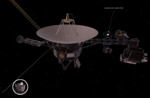 Umístění přístroje CRS na sondě Voyager