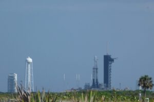 Falcon Heavy na rampě LC-39A