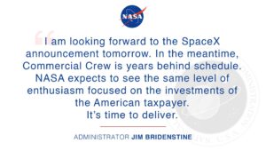 Prohlášení administrátora NASA