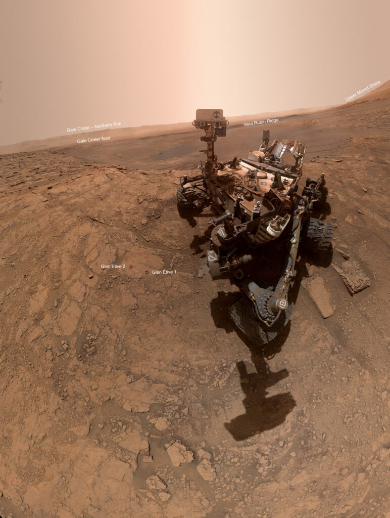 Selfie Curiosity z 11. října 2019