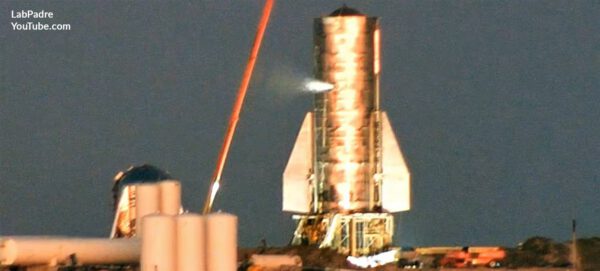 19. listopadu proběhla tlaková zkouška těsnosti nádrží spodní části Starship Mk 1.
