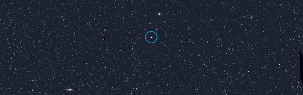 Dvojhvězda Alfa Draconis (Thuban) vyfocená teleskopem TESS.