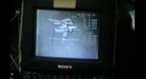 Autentický záběr na monitor TORU během onoho nešťastného experimentu
