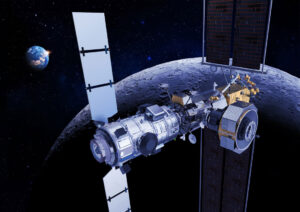 Thales Alenia Space získala kontrakt ESA na stavbu mezinárodního obytného modulu I-Hab (vlevo) a povolení k vývoji komunikačního a tankovacího modulu ESPRIT (vpravo) pro Gateway