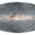 Mapa, která ukazuje pohyb 40 000 vybraných Slunci blízkých hvězd v následujících 400 000 letech.