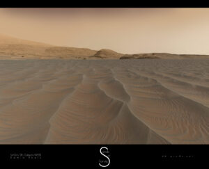 Curiosity, sol 2991, Sands of Forvie. Zpracování Damia Bouic. Zdroj: www.db-prods.net