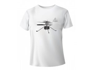 Tričko s motivem vrtulníku Ingenuity.