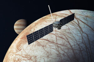 Vizualizace sondy Europa Clipepr.