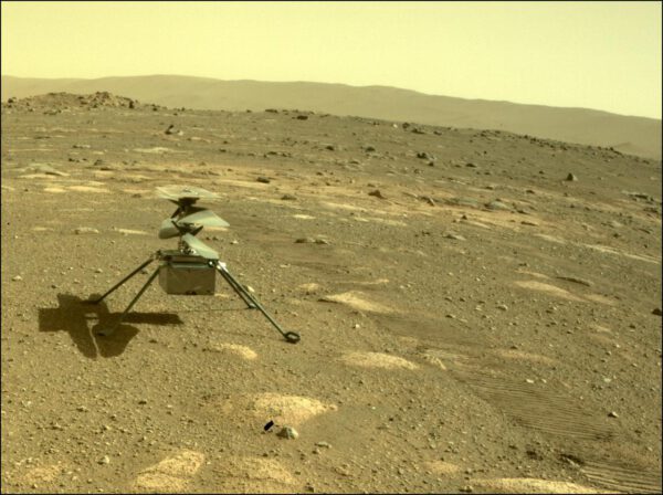 Ingenuity na povrchu Marsu