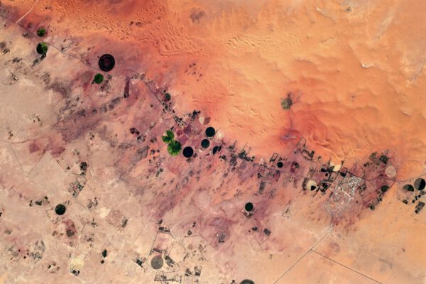 Oáza života kde si v poušti Saudské arábie. Zdroj: flickr.com