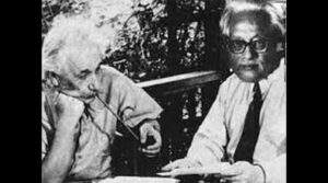 Bose a Einstein při jednom z osobních setkání