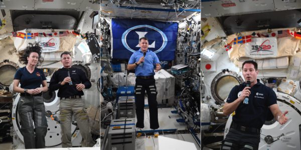 Astronauti často poskytují rozhovory. Pro veřejnost nebo studenty. Kdoví, třeba je někde mezi nimi budoucí nový astronaut. Zdroj: flickr.com