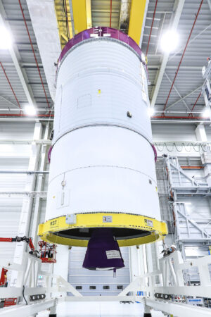 Horní stupeň Ariane 6 pro kombinované zkoušky.