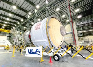 Stupeň ICPS pro Artemis II v ULA Horizontal Integration Facility