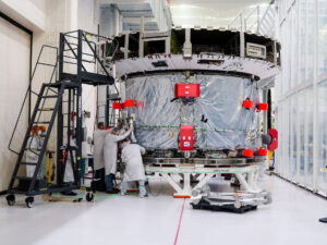 Servisní modul Orionu pro Artemis II, leden 2022