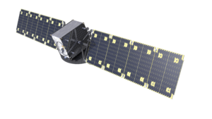 Vizualizace družice MicroGEO od firmy Astranis.