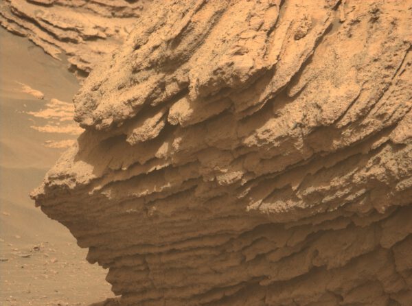 Čelo útesu Rocky Top, snímek 4/4 Zdroj: NASA/JPL