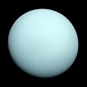 Uran vyfocený Voyagerem 2