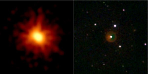 Gama záblesk GRB 080319B, který byl teoreticky za dobrých podmínek viditelný prostým okem.
