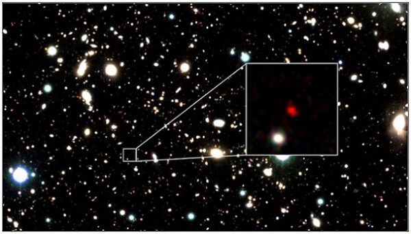 Nejvzdálenější známá galaxie GN-z11.