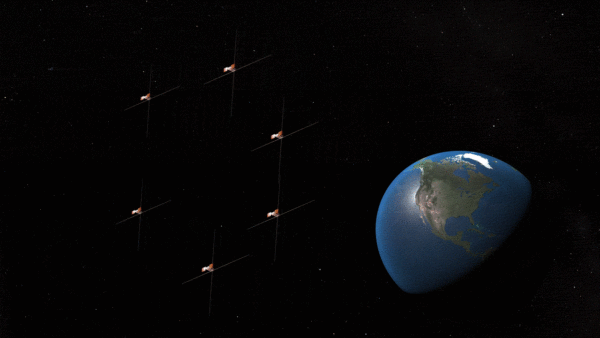 Takto budou družice SunRISE zaznamenávat záblesky a vysílat je na Zemi