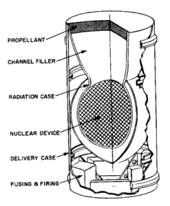 Speciální pumy zamýšlené pro projekt Orion, které umožňují směrování jaderného výbuchu.