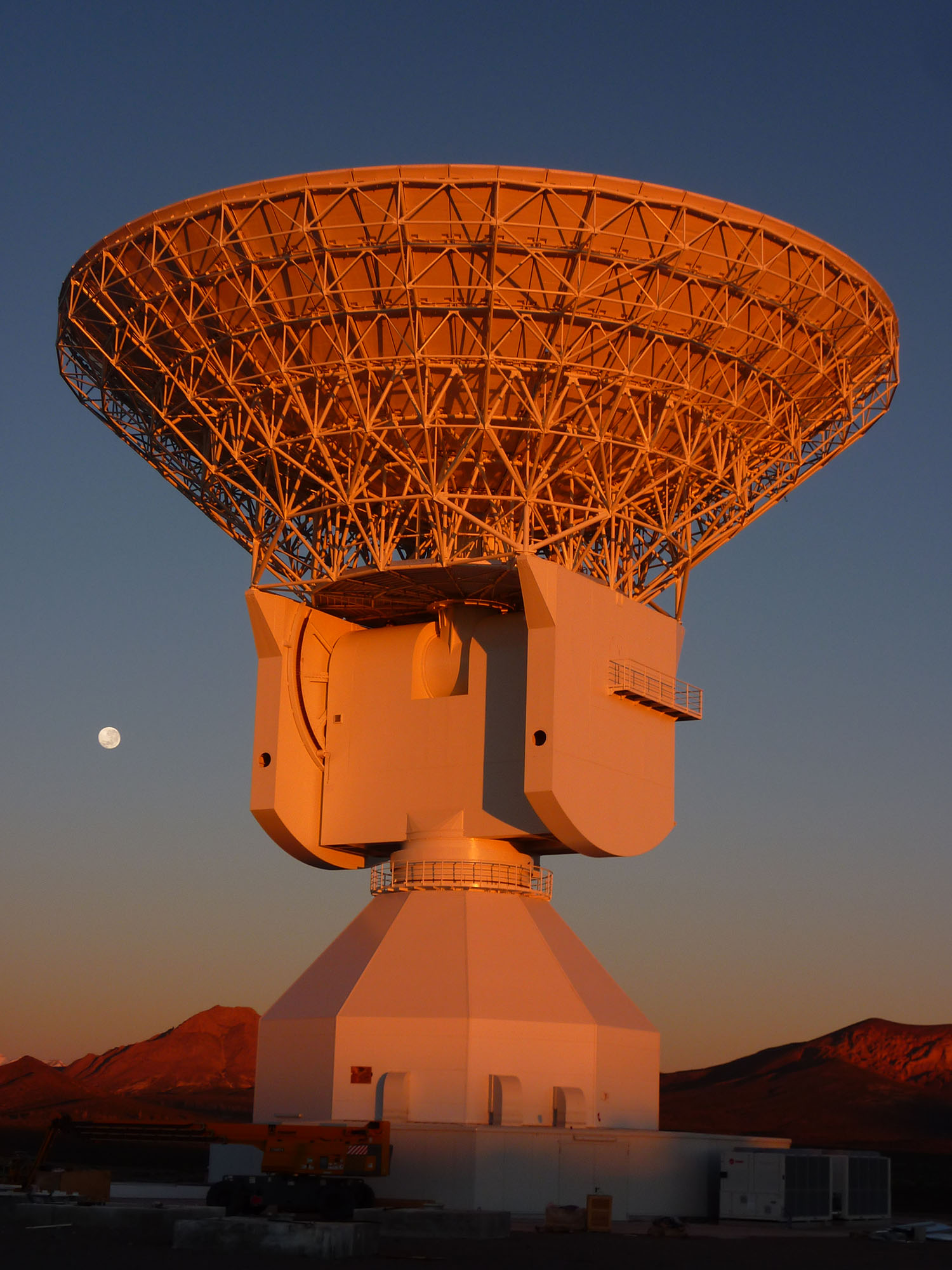 Anténa sledovací stanice Malargüe v Argentině, která patří agentuře ESA.