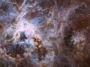 Mlhovina Tarantule viděná Hubbleovým dalekohledem.