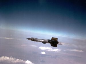 Letoun X-15 při testovacím letu