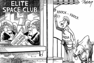Posměšná karikatura, která vyšla v New York Times. Zdroj: New York Times