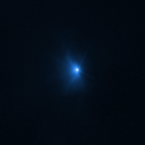 Pozorování nárazu sondy DART pomocí Hubbleova kosmického dalekohledu