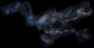 Molekulární mračno Taurus na snímku z Herschelova vesmírného teleskopu.