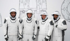 Posádka mise Crew-6 zleva Andrej Feďajev, Warren Hoburg, Stephen Bowen, Sultán Al Nejadí.