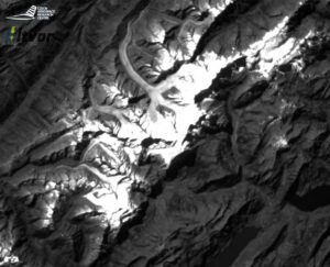 Alpské ledovce pohledem VZLUSAT-2, 22. září 2022