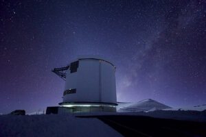 Teleskop Jamese Clerka Maxwella na Havajských ostrovech.