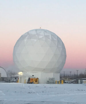 Nová komunikační stanice sítě NSN u aljašského Fairbanks.