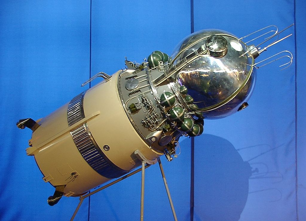 Vostok s posledním stupněm nosné rakety