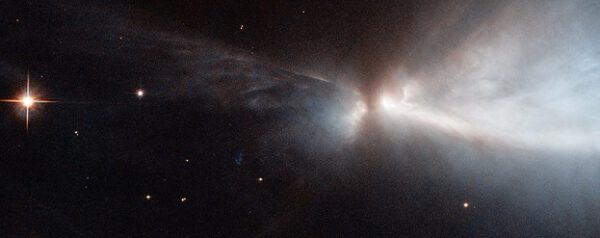 Jedna z hvězd rodících se v molekulárním mračnu Chamaleon I.
