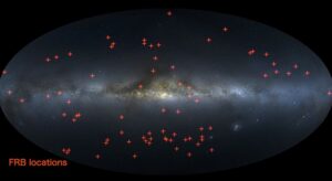 Lokalizace zdrojů FBR (rychlé rádiové záblesky). Také ony by mohly souviset s magnetary. 