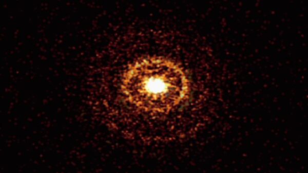 SGR J1550-5418 na snímku z observatoře Swift.