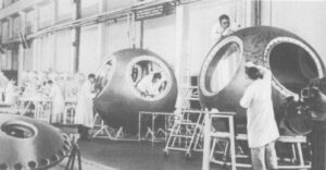 Vostoky ve výrobním cechu OKB-1