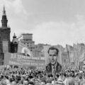 Oslavy letu Germana Titova na Rudém náměstí
