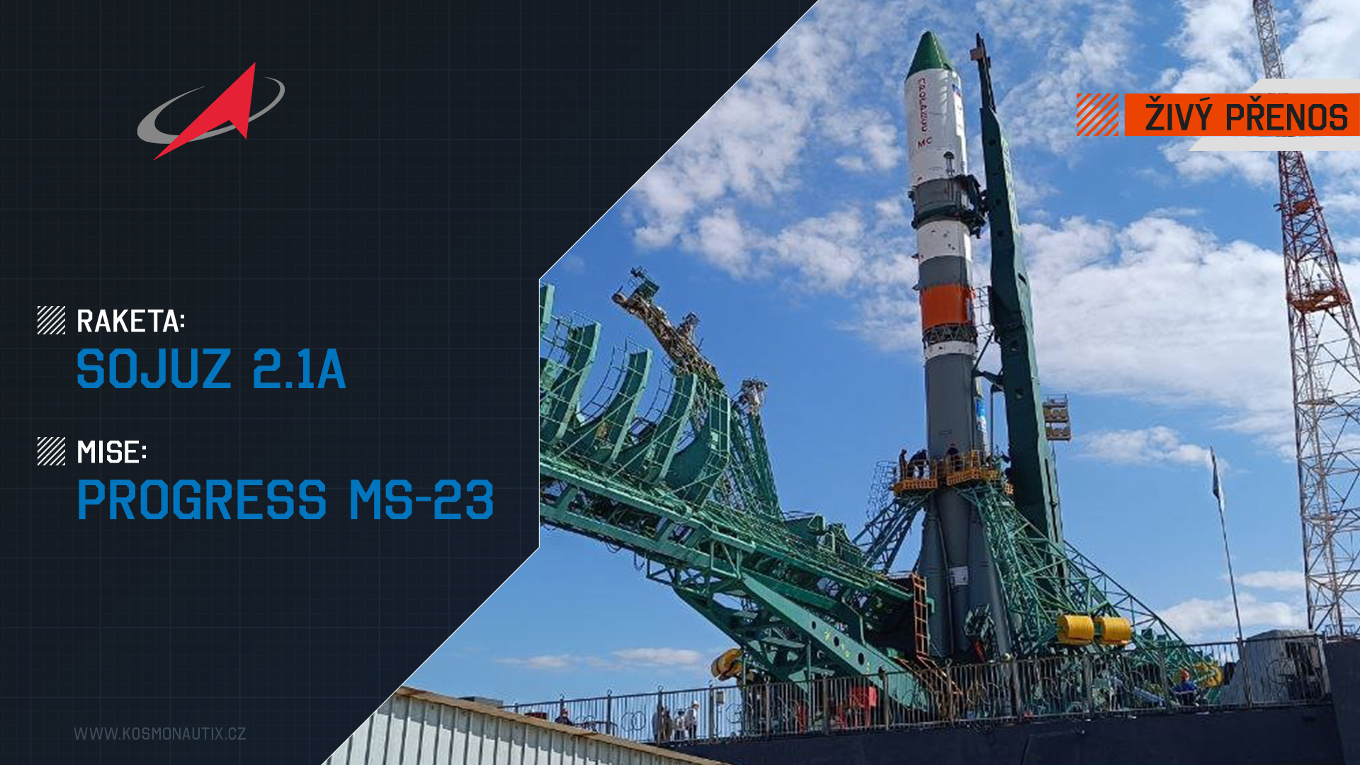 “Baikonur Cosmodrome Launches Progress MS-23 Cargo Spacecraft to International Space Station”