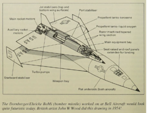 Náčrt BoMi od Johna W. Wooda, podle návrhu W.Dornbergera