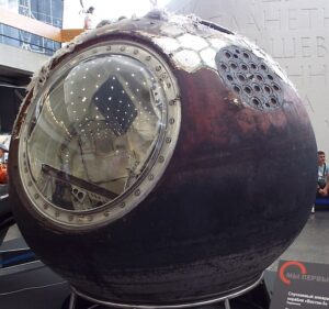 Návratová kabina Vostoku-5 je dnes k vidění v muzeu v Kaluze.