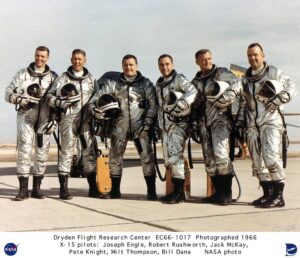 Část skupiny pilotů X-15
